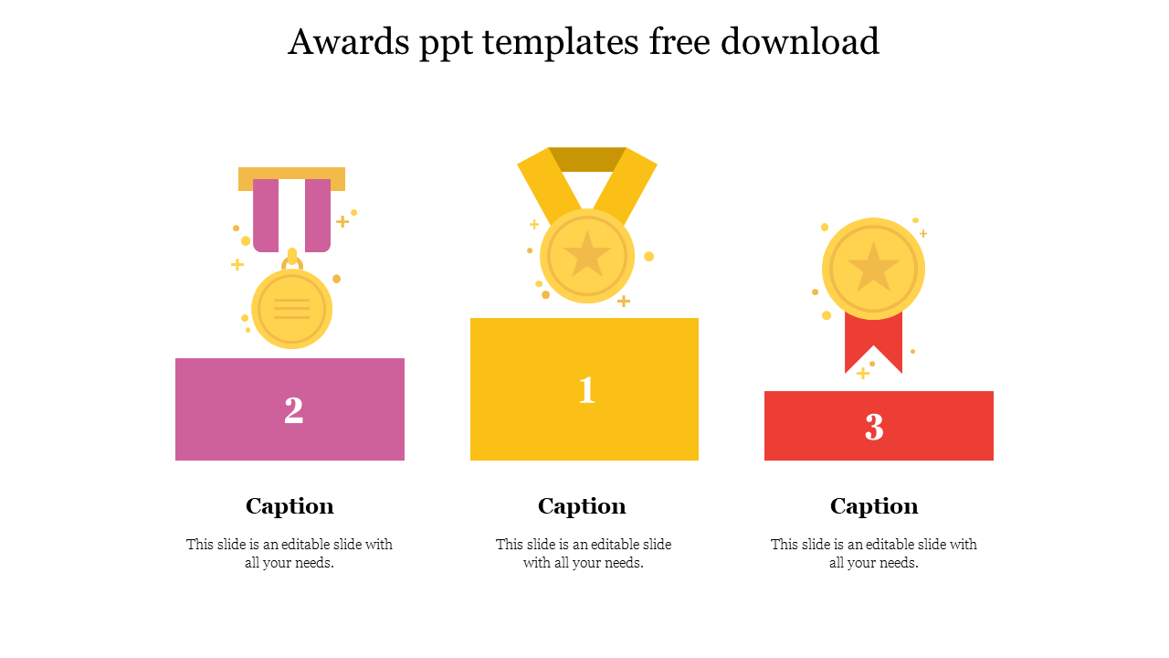 Free - Download Awards Google Slides and PPT Template Free Download
